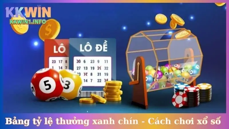 Bảng tỷ lệ thưởng xanh chín - Cách chơi xổ số online