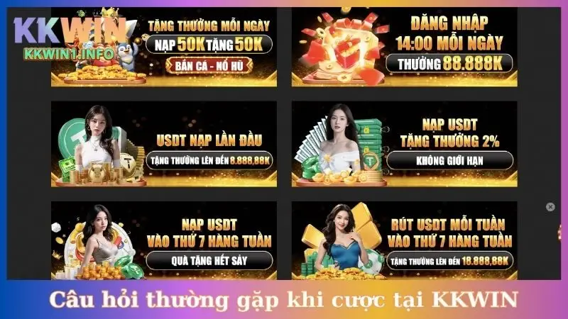 Câu hỏi thường gặp khi cược tại KKWIN