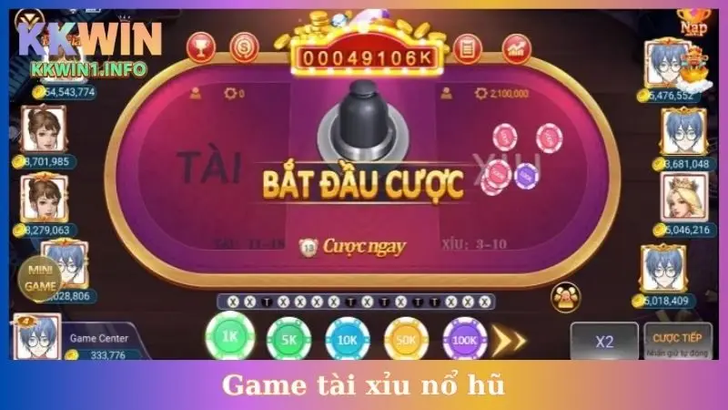 Game tài xỉu nổ hũ