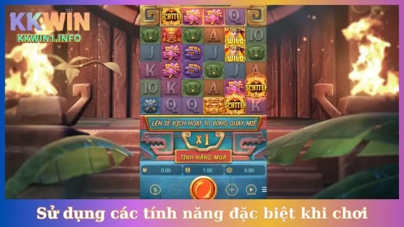 Sử dụng các tính năng đặc biệt khi chơi
