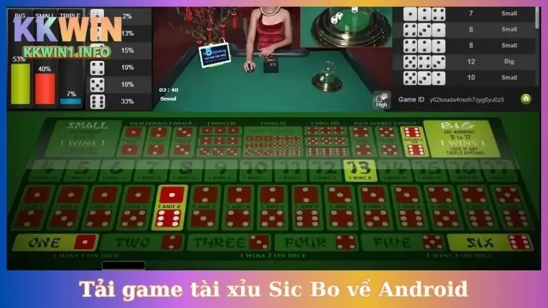 Tải game tài xỉu Sic Bo về Android